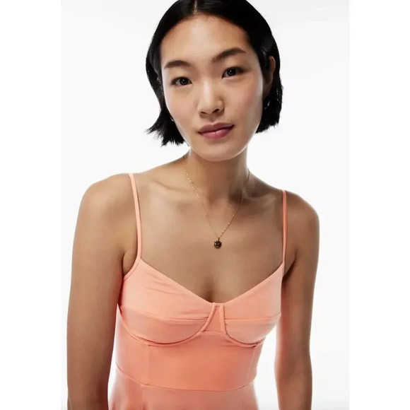 Wilfred Free Montague Dress Bustier midi dress with thigh slit - Picture 3 of 8